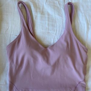 not for sale* Lululemon align tank sz 8 pink taupe
